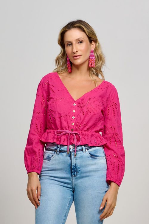Blusa Patogê feminina manga longa BL37034