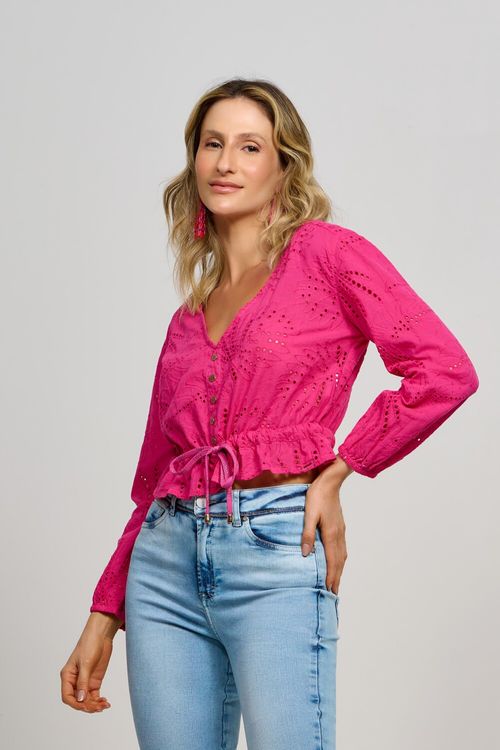 Blusa Patogê feminina manga longa BL37034