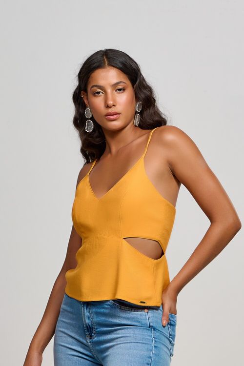 Blusa Patogê feminina com detalhe cut out BL37221