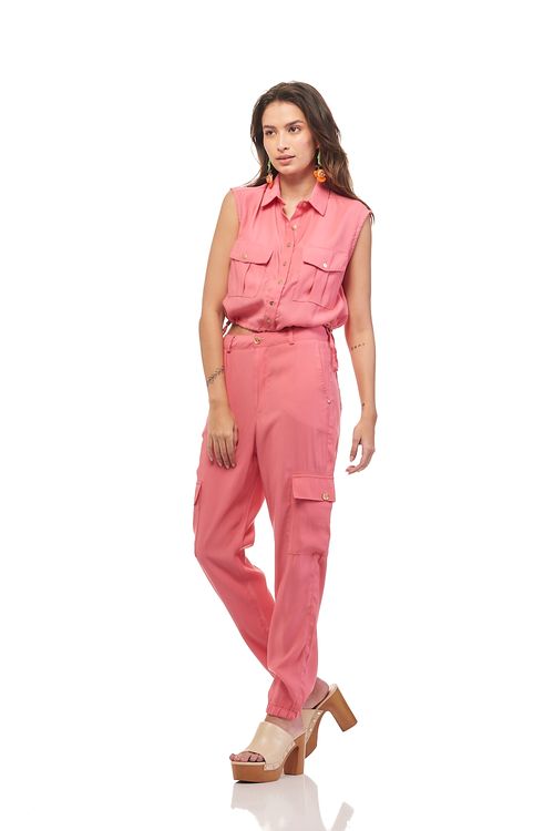 Calça Patogê feminina jogger cintura média (G3) CL36940