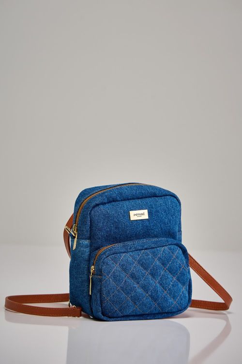 Mochila jeans feminina Patogê AC37894