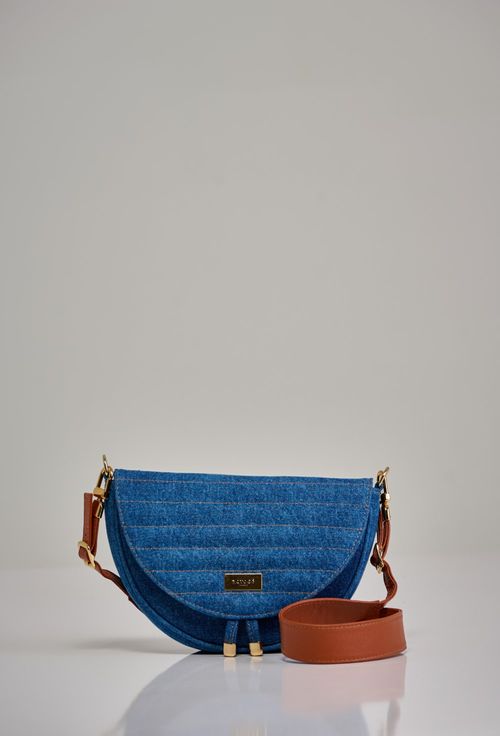 Bolsa tiracolo jeans feminina Patogê AC37893