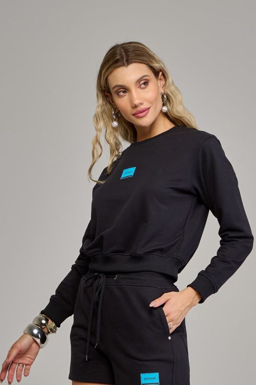 Blusa moletom feminina manga longo Patogê ML37651