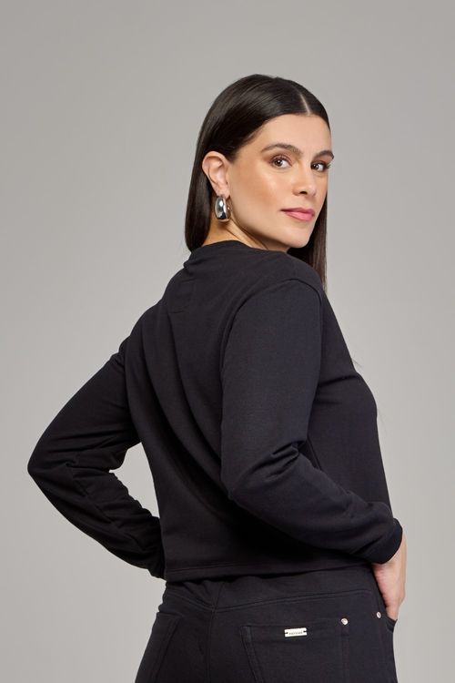 Blusa moletom feminina manga longo Patogê ML37653