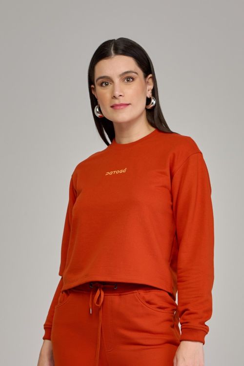Blusa moletom feminina manga longo Patogê ML37653