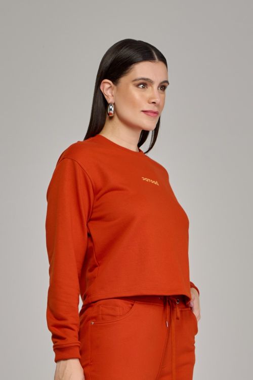 Blusa moletom feminina manga longo Patogê ML37653