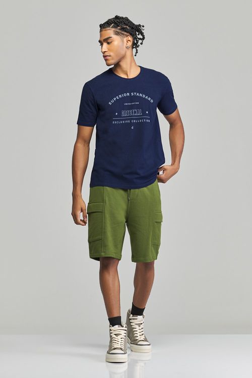 Bermuda em moletom masculina Patogê BE37718