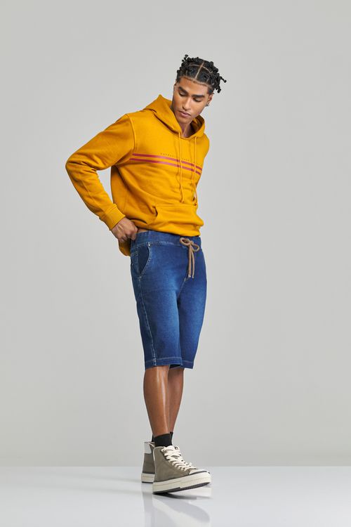 Bermuda jeans masculina Patogê BE38326