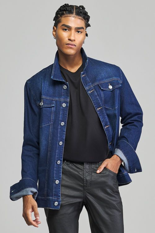 Jaqueta jeans masculina Patogê JQ37682
