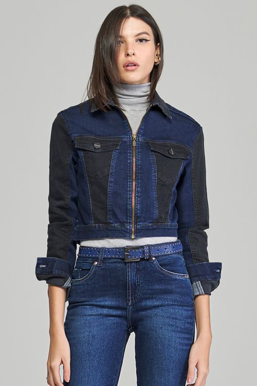 Jaqueta jeans feminina Patogê JQ37810