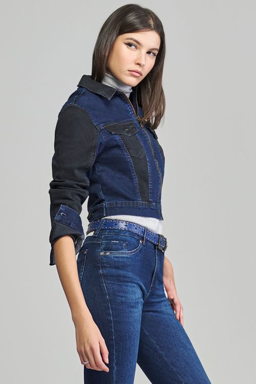 Jaqueta jeans feminina Patogê JQ37810