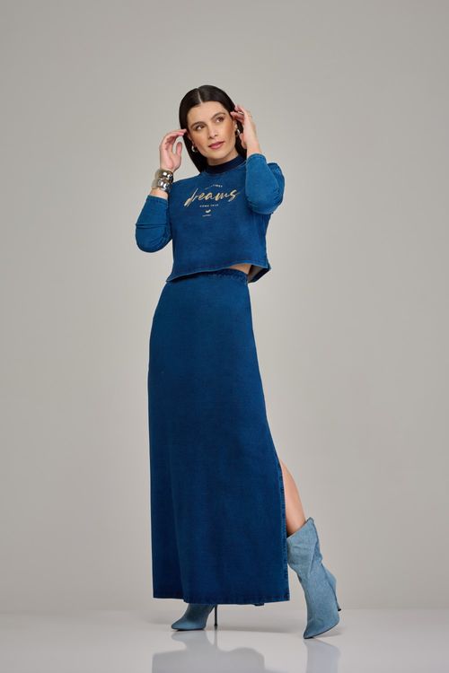 Saia longa feminina Patogê SA37875