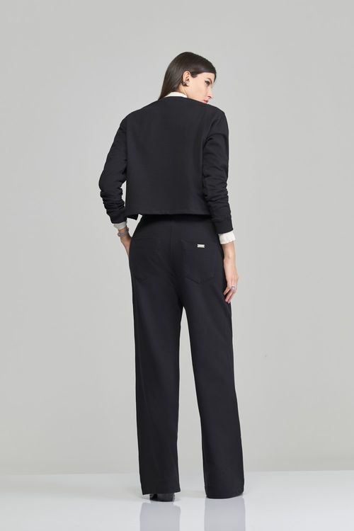 Calça pantalona em moletinho feminina Patogê cintura média (G3) CL37852