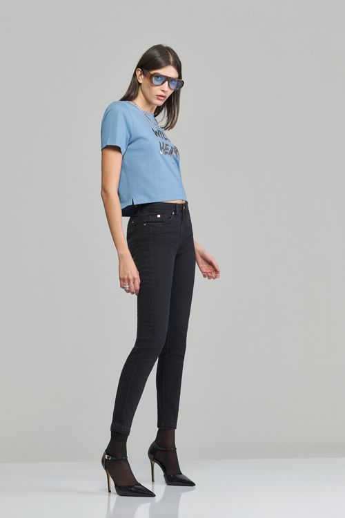 Calça skinny jeans feminina Patogê cintura média (G3) CL38359