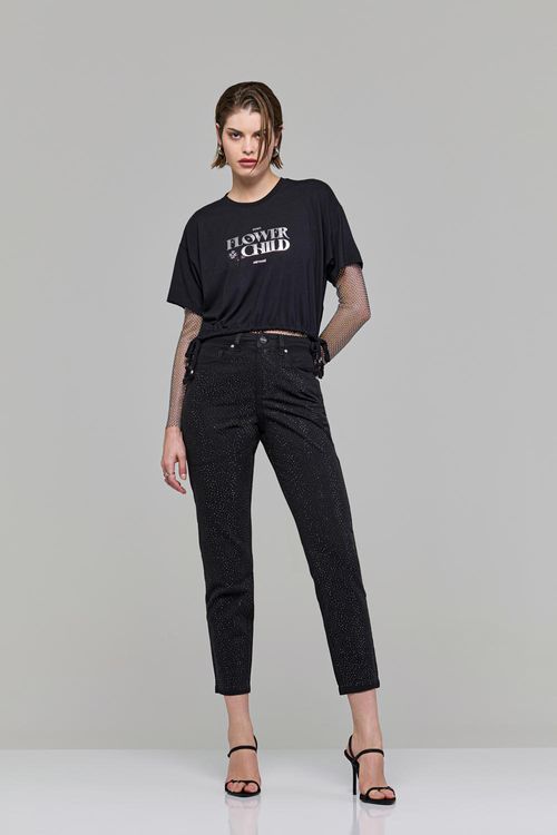 Calça mom feminina Patogê cintura alta (G4) CL37699