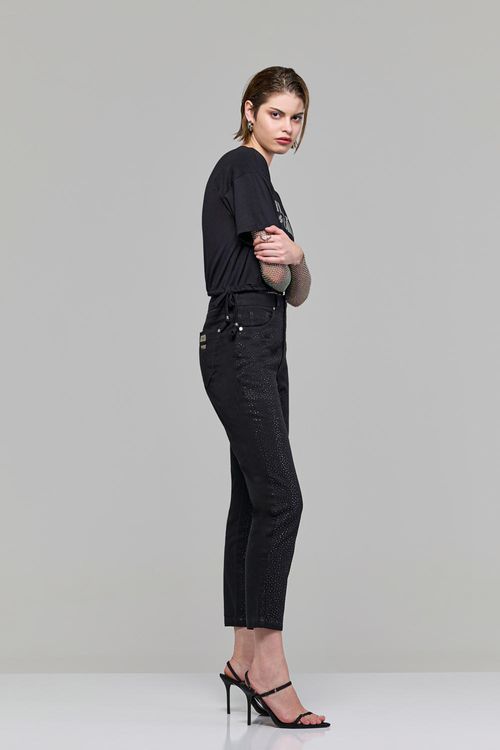 Calça mom feminina Patogê cintura alta (G4) CL37699