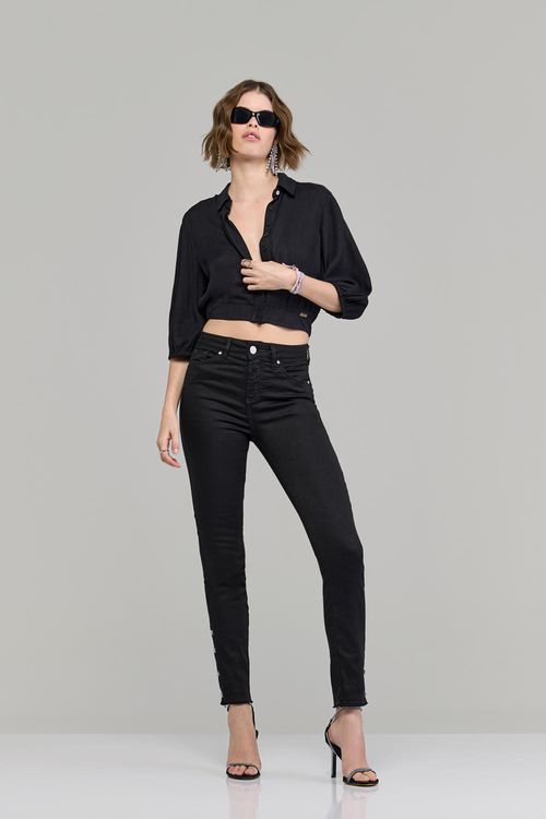 Calça skinny feminina Patogê cintura média (G3) CL37937