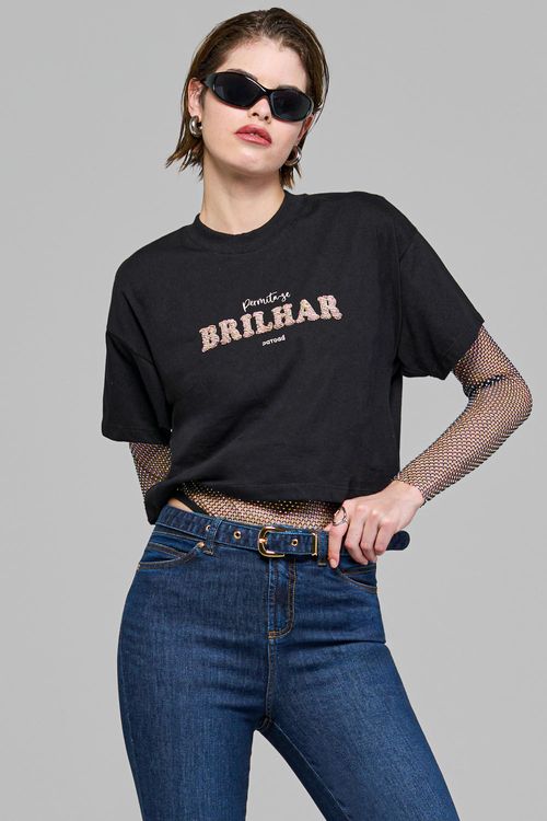 T-shirt feminina Patogê TS37663