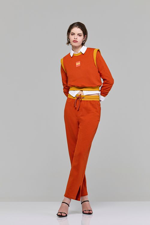 Calça reta moletom feminina Patogê CL37731