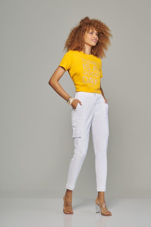 Calça jogger feminina Patogê cintura média (G3) CL38205