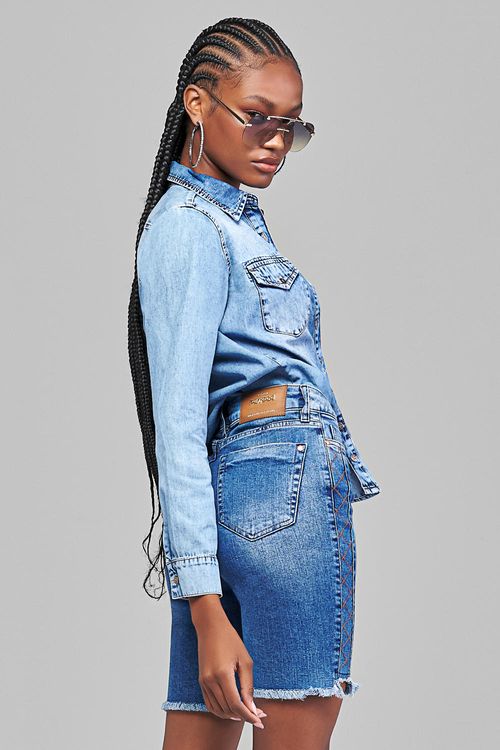 Camisa Jeans Feminina Patogê CA38334