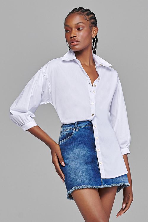Camisa Tricoline Feminina Patogê CA37847