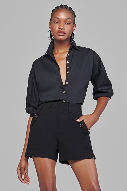 Camisa Tricoline Feminina Patogê CA37847