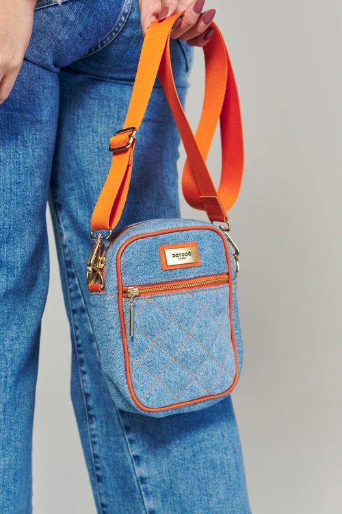 Bolsa Jeans Feminina Pequena Patogê AC38429