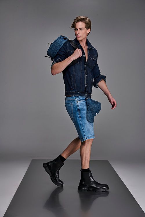Bermuda Jeans Masculina Patogê BE38706