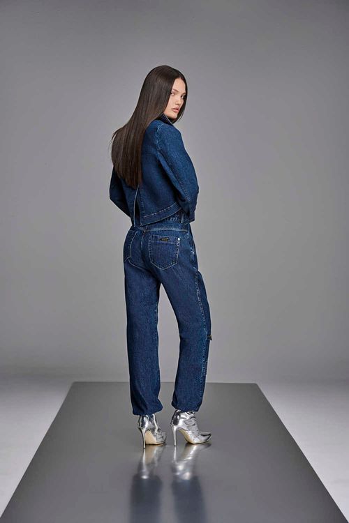 Calça Jeans Jogger Over Feminina CL38470