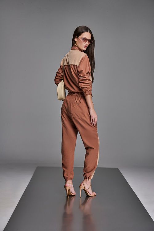 Calça Tecido Tecnológico Baggy Feminina CL38569