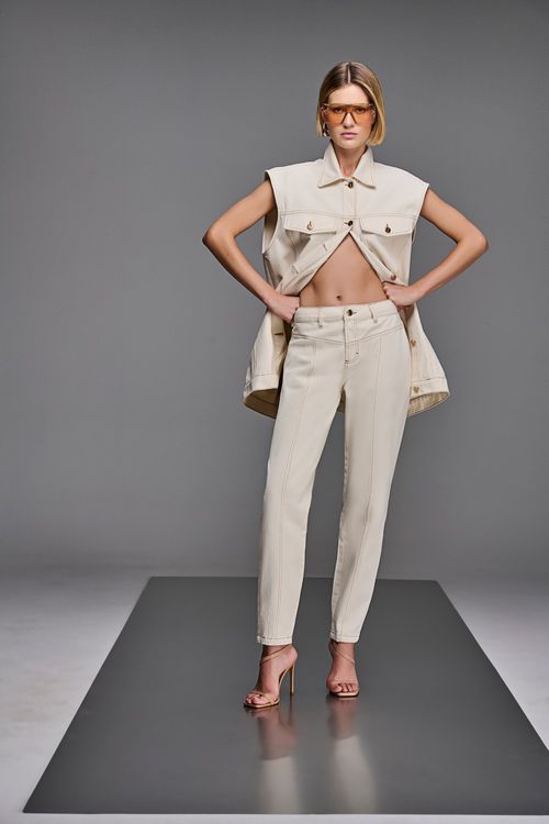 Calça Jeans Baggy Feminina Patogê CL38578