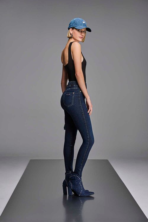 Calça Jeans Jegging Feminina Patogê Cintura Alta (G4) CL38952