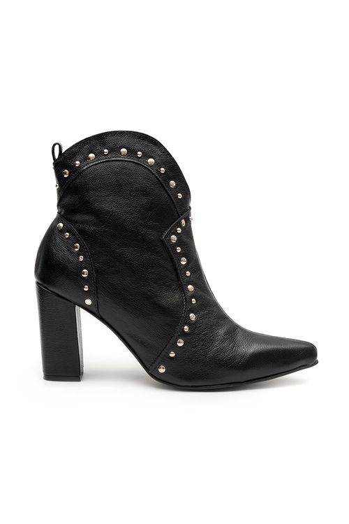 Bota Salto Alto Couro Feminina Patogê AC39050