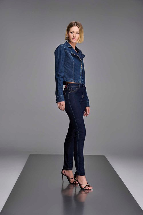 Jaqueta Jeans Feminina Patogê JQ38014