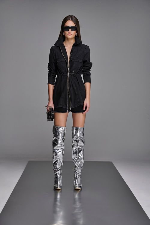 Parka Jeans Feminina Patogê PK38648