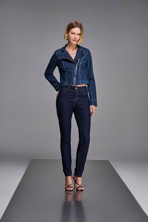 Calça Jeans Skinny Feminina Patogê Cintura Alta (G4) CL90002