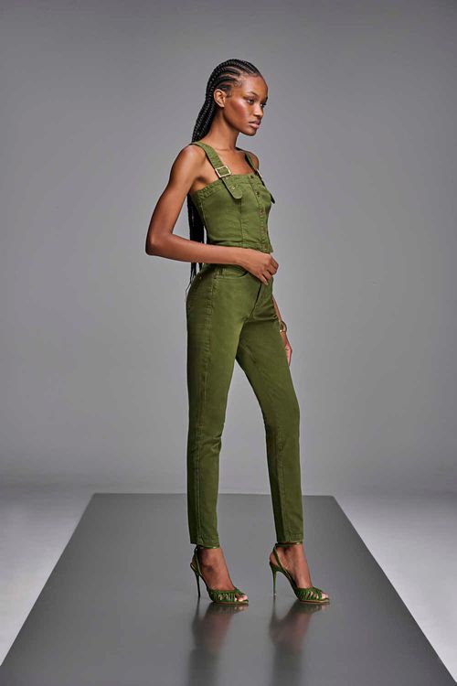 Calça Jeans Skinny Feminina Patogê Cintura Alta (G4) CL38597