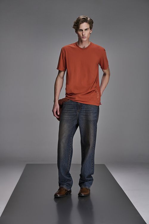 Calça Reta Over Jeans Masculina Patogê CL38730