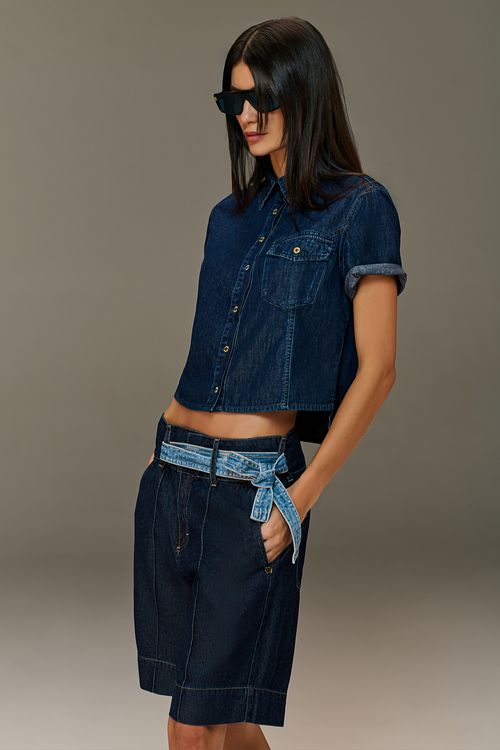 Bermuda Jorts Jeans Feminino Patogê BE38878