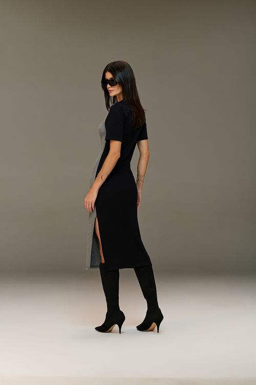Vestido Midi Malha Feminino Patogê VE38858