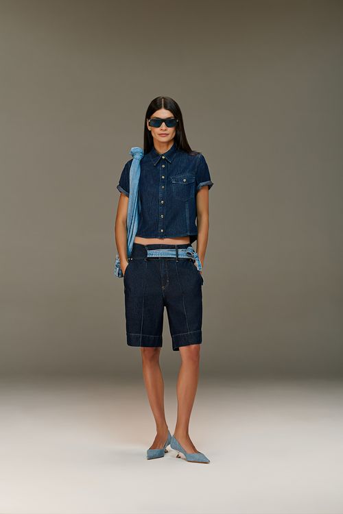 Camisa Jeans Feminina Patogê CA37941