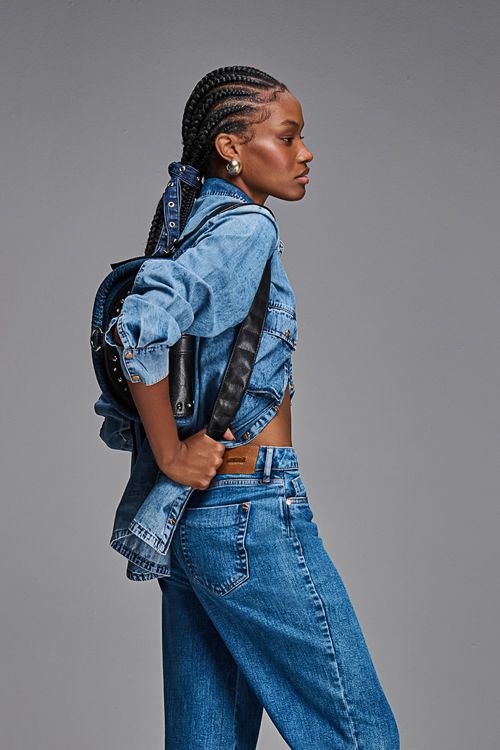 Camisa Jeans Feminina Patogê CA38677