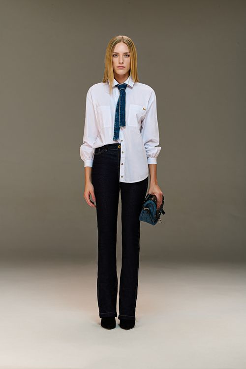 Camisa Tricoline Feminina Patogê CA38462