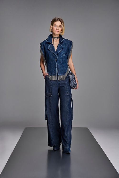 Colete Jeans Feminino Patogê CO38476