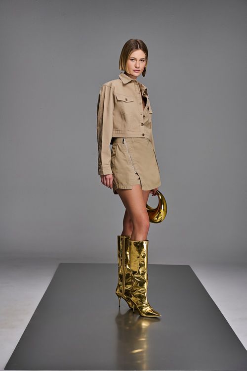 Jaqueta Sarja Feminina Patogê JQ38637