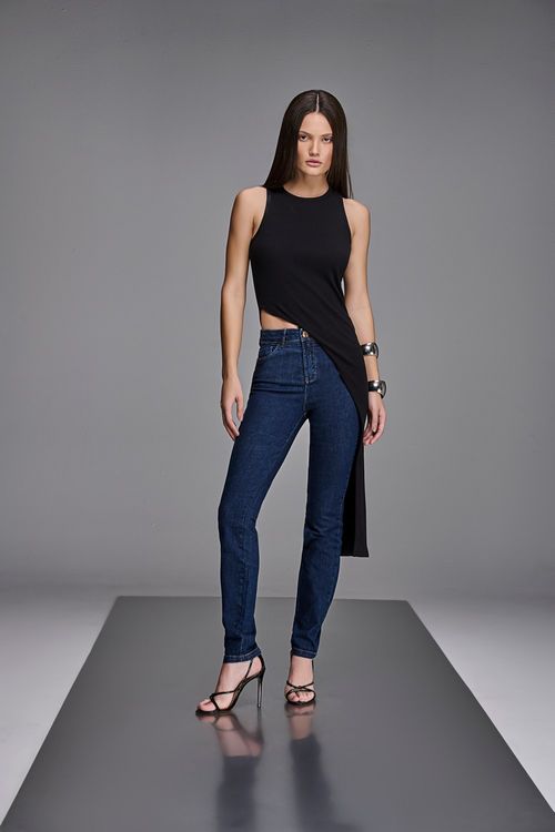 Calça Jeans Skinny Feminina Patogê Cintura Alta (G4) CL90000