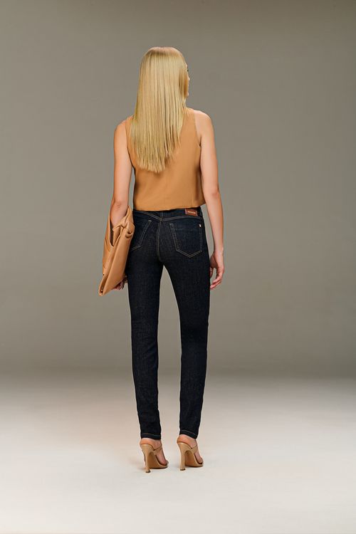 Calça Jeans Skinny Feminina Patogê Cintura Alta (G4) CL38968