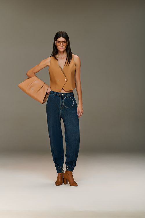 Calça Jeans Balloon Feminina Patogê CL39023