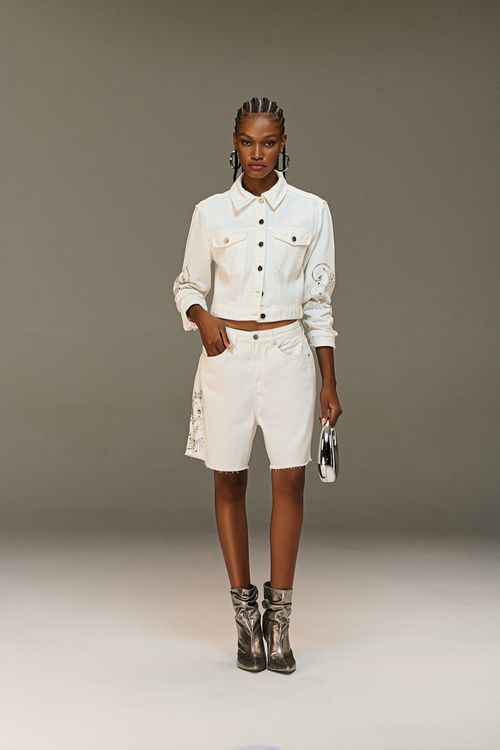 Bermuda Sarja Jorts Feminina Patogê BE38928